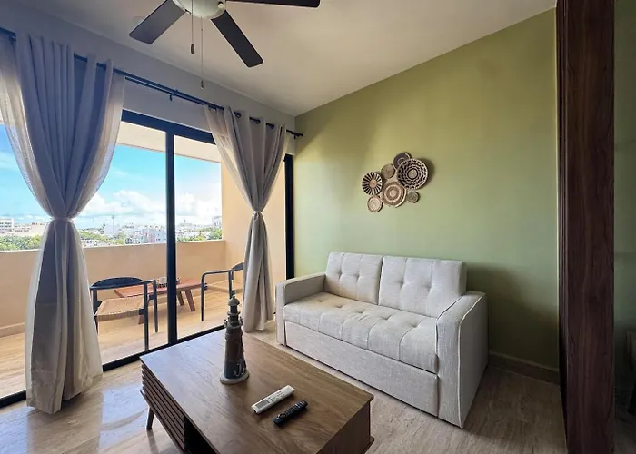 Apartment Location In Playa Rooftop Pool, Nearby Playa del Carmen